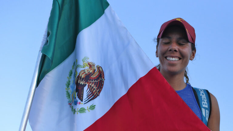 GIULIANA OLMOS JUEGA ESTE 12 DE AGOSTO SU PRIMER MATCH DE DOBLES OFICIAL