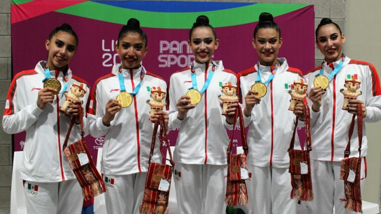 Oro histórico en gimnasia rítmica de conjuntos en Lima 2019