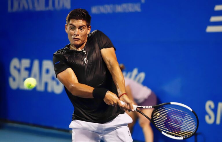 ABIERTO MEXICANO DE TENIS 2020 PARTIDOS DE MAIN DRAW: GERARDO LÓPEZ VILLASEÑOR PERDIÓ EN SETS COORIDOS