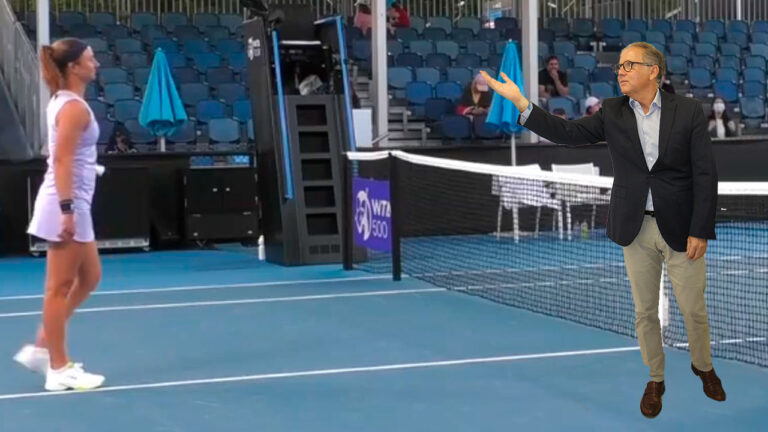 GUSTAVO SANTOSCOY YA ESTA ENTERADO DE QUE NADIA PODOROSKA ESTA EN OCTAVOS DE FINAL EN MELBOURNE