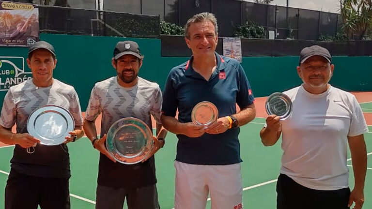 TENIS VETERANOS: JAIME OLIVE TENISTA COMBATIVO