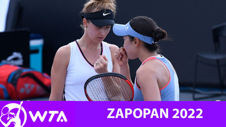 CAPITULO 63 WTA DE ZAPOPAN: HIBINO Y CHODUN DEJARON FUERA EN DOBLES A CAMILA