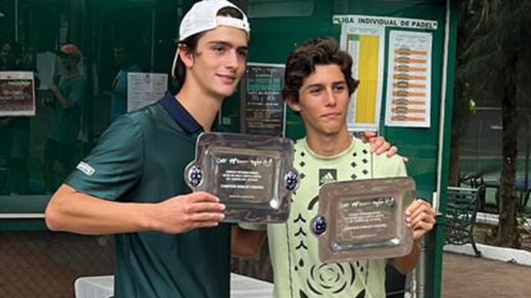 RAFAEL DE LA VEGA Y JUAN JOSÉ MORALES UNA APORTACIÓN DE HUGO CASTILLO…CAMPEONES DE DOBLES DEL J5 DE SANTA ANITA.