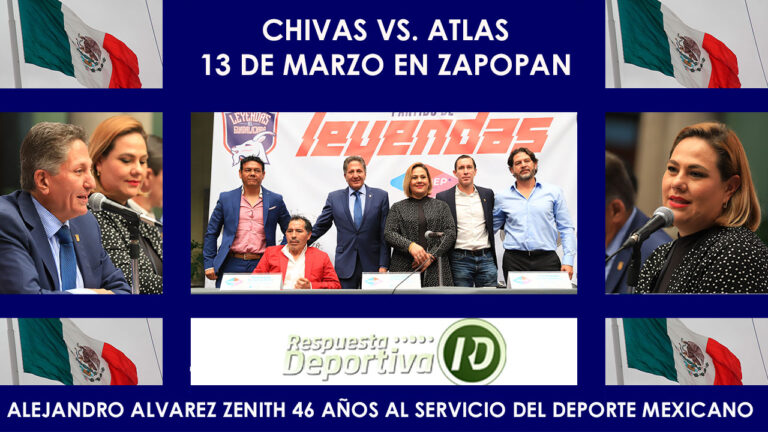 LEYENDAS DE CHIVAS Y ATLAS MEDIRÁN FUERZAS EL 11 DE MARZO EN ZAPOPAN