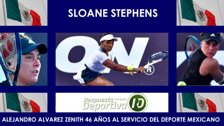 WTA MÉRIDA 2023: SLOANE STEPHENS RESPONDE EN SU PRIMER MATCH