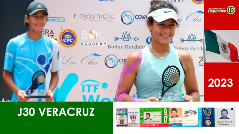 XIMENA GARZON MARTINEZ  CONQUISTÓ SU TERCER TORNEO CATEGORIA J30