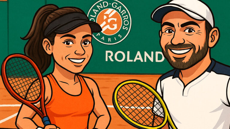 RENATA Y SANTIAGO AVANZAN EN DOBLES EN RG