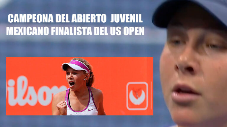 DIEGO VALLE: CAMPEONA DEL ABIERTO JUVENIL MEXICANO EN LA FINAL DEL US OPEN